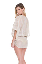 DESERT BABE - Cabana V Neck Dress • White