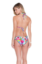 PARAISO - Triangle Halter Top & Full Ruched Back Bottom • Multicolor