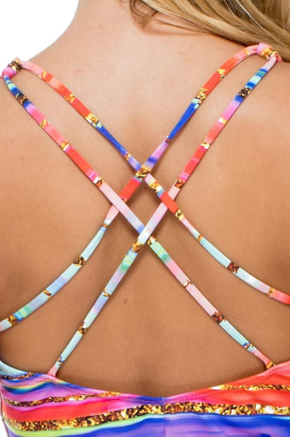 BELLAMAR - Cut Out Dress • Multicolor