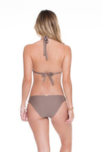 COSITA BUENA - Triangle Halter Top & Full Bottom • Sandy Toes