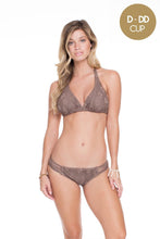 COSITA BUENA - Triangle Halter Top & Full Bottom • Sandy Toes