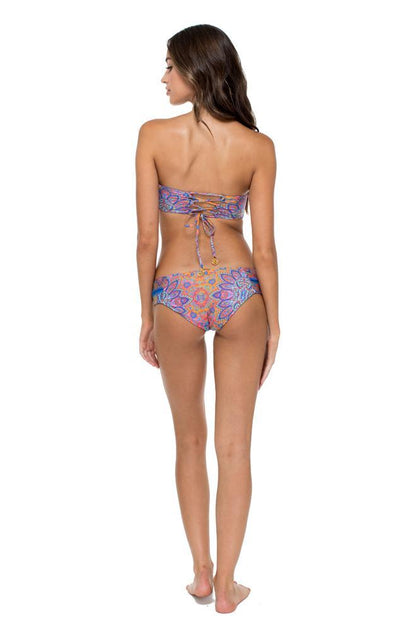 CANDELA - Cut Out Underwire Top & Stitched Straps Moderate Bottom • Multicolor