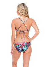 LIKE A FLAME - Underwire Adjustable Top & Full Ruched Back Bottom • Multicolor