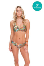 CALLEJERA - Underwire Halter Top & Tab Sides Full Bottom • Multicolor