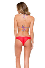STAR GIRL - Triangle Top & Strappy Brazilian Ruched Back Bottom • Girl On Fire