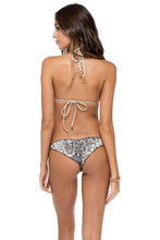 BOMBO - Triangle Top & Wavey Ruched Back Brazilian Tie Side Bottom • Multicolor