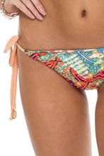 LA BELLA DE CUBA - Triangle Top & Wavey Ruched Back Brazilian Tie Side Bottom • Multicolor