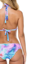 PALMARES - Triangle Halter Top & Full Ruched Back Bottom • Multicolor