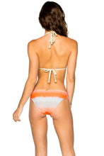 LOS FLAMENCOS - Triangle Halter Top & Scrunch Panty Full Bottom • Multicolor