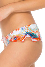 MERENGUITO - Ruffle Halter Top & Morena Moderate Bottom • Multicolor