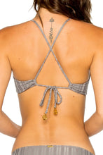 TURI TURAI - Bralette Top & Full Bottom • Grey