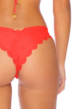 NOCHES DE SEVILLA - Underwire Top & Seamless Wavey Ruched Back Bottom • Flamingo