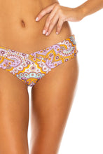 ALHAMBRA - Cross Back Bustier Top & Moderate Bottom • Lavanda