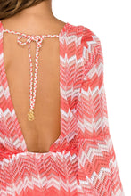 AMOR Y MIEL - Bell Sleeve Dress • Coral