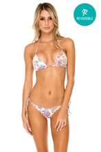 ALCAZAR - Triangle Top & Wavey Ruched Back Brazilian Tie Side Bottom • Multicolor