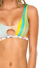 ALCAZAR - Tank Bralette & Banded Moderate Bottom • Multicolor