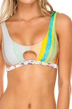 ALCAZAR - Tank Bralette & Flare Bottom Pants • Multicolor