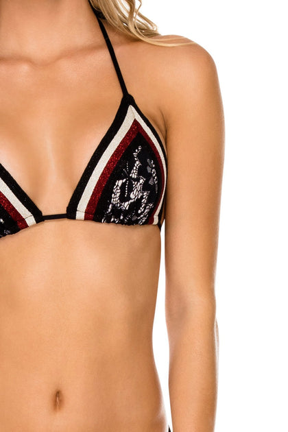 LA GIRALDA - Triangle Top & Moderate Bottom • Black