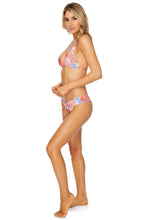 DYNASTY - Triangle Halter Top & Drawstring Ruched Brazilian Bottom • Rojo