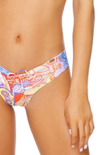 DYNASTY - Triangle Halter Top & Drawstring Ruched Brazilian Bottom • Rojo