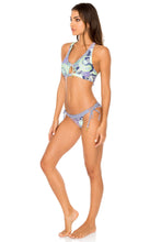 DYNASTY - Bralette Top & Banded Moderate Bottom • Marino