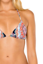 MAESTRANZA - Triangle Top & Wavey Ruched Back Brazilian Tie Side Bottom • Black