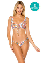 MAESTRANZA - Lace Up Bralette & Double Braided Moderate Bottom • White