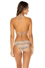 ALMERIA - Triangle Halter Top & Seamless Full Ruched Back Bottom • Multicolor