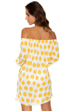 ITSY BITSY - Cuff Bell Sleeve Dress • Yellow