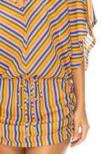 PLAZA ESPAÑA - Cabana V Neck Dress • Multicolor