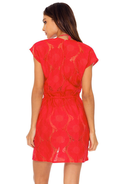 BOHO DREAM - Vest Dress • Rojo
