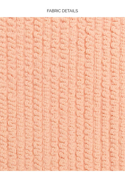 JAGGED BOMBSHELL - Tank Bralette & High Leg Banded Waist Bottom • Peachin