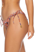 LA REINA DEL SUR - Lace Up Bralette & Banded Moderate Bottom • Multicolor