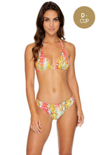 SMOKE SHOW - Triangle Halter Top & Full Bottom • Multicolor