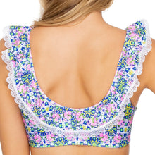 ANGEL FACE - Laced Up Ruffle Bralette