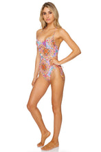 RAYANDO EL SOL - Drawstring High Leg One Piece • Multicolor