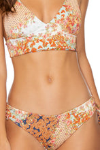 SALTY BUT SWEET - Cross Back Bustier Top & Drawstring Side Full Bottom • Multicolor