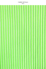 LULI BABE IN MIAMI - Triangle Halter Top & Full Bottom • Neon Lime