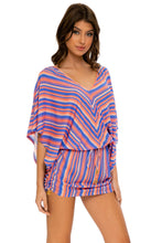 PLAY TIME - Cabana V Neck Dress • Multi Royal