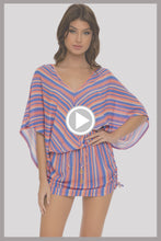 PLAY TIME - Cabana V Neck Dress • Multi Royal