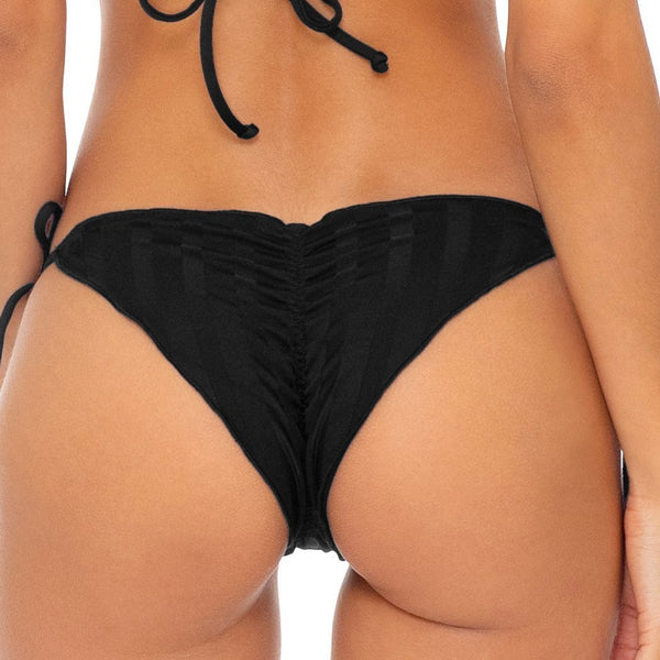 BACHELORETTE AND HER BABES - Wavey Ruched Back Brazilian Tie Side Bottom