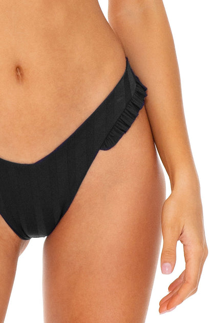 BACHELORETTE AND HER BABES - Bandeau Top & High Leg  Bottom • Bash Black