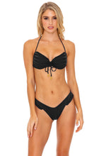BACHELORETTE AND HER BABES - Bandeau Top & High Leg  Bottom • Bash Black