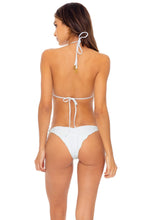 BACHELORETTE AND HER BABES - Triangle Top & Wavey Ruched Back Tie Side Bottom • Bride White