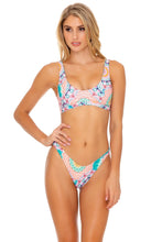 CARIBBEAN KISSES - Tank Bralette & High Leg  Bottom • Multicolor