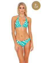 MERMAID WISHES - Triangle Halter Top & Seamless Full Ruched Back Bottom • Multicolor