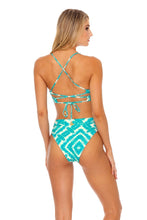 MERMAID WISHES - Underwire Top & High Leg Banded Waist Bottom • Multicolor