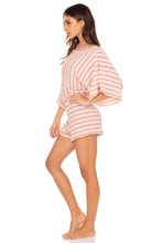 CHAMPAGNE POP - Open Shoulder Romper • Rose