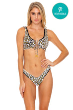 WILD SIDE - Lace Up Bralette & High Leg Bottom • Multicolor