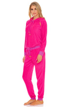 GLOW BABY GLOW - Hoodie Cut Out Jacket & Jogger Pants • Pink